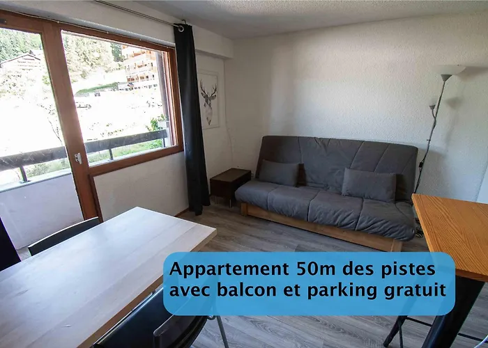 Les Cimes, Chaleureux Studio 4 Pers, 50M Du Telecabine, Vue Degagee Sur Les Pistes, Draps Non Compris